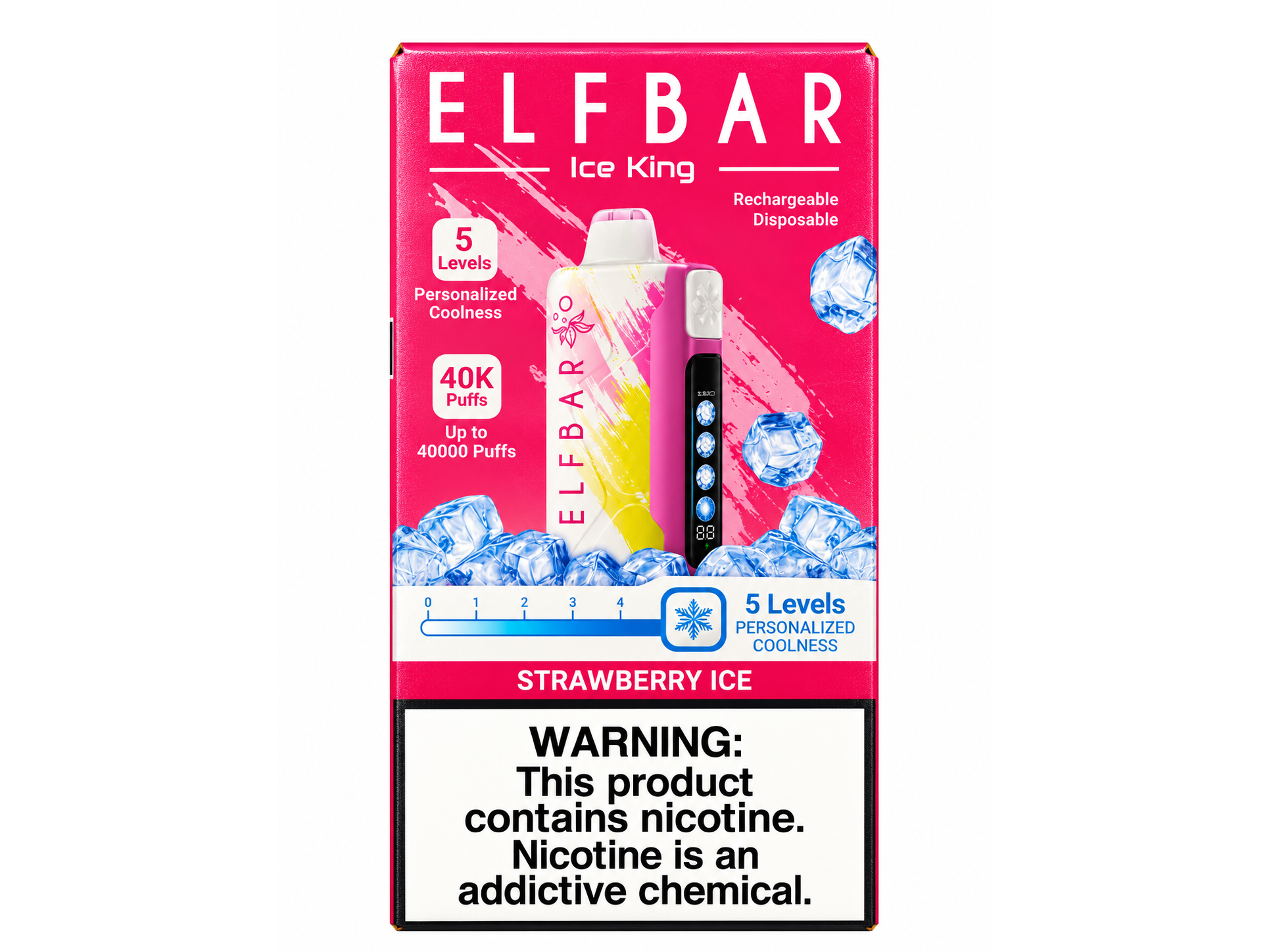 Elfbar 40k puffs sabor Strawberry Ice