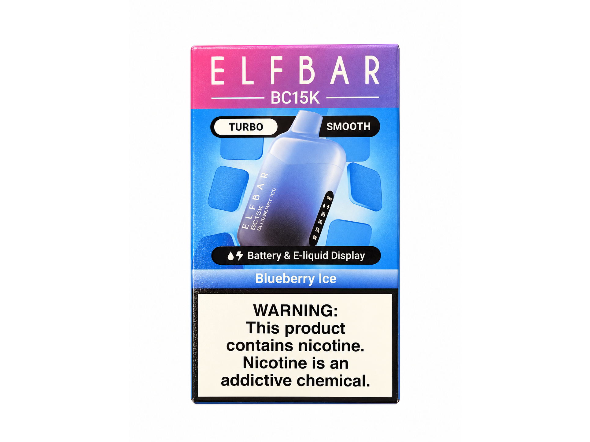 Elfbar BC 15k puffs sabor Blueberry Ice