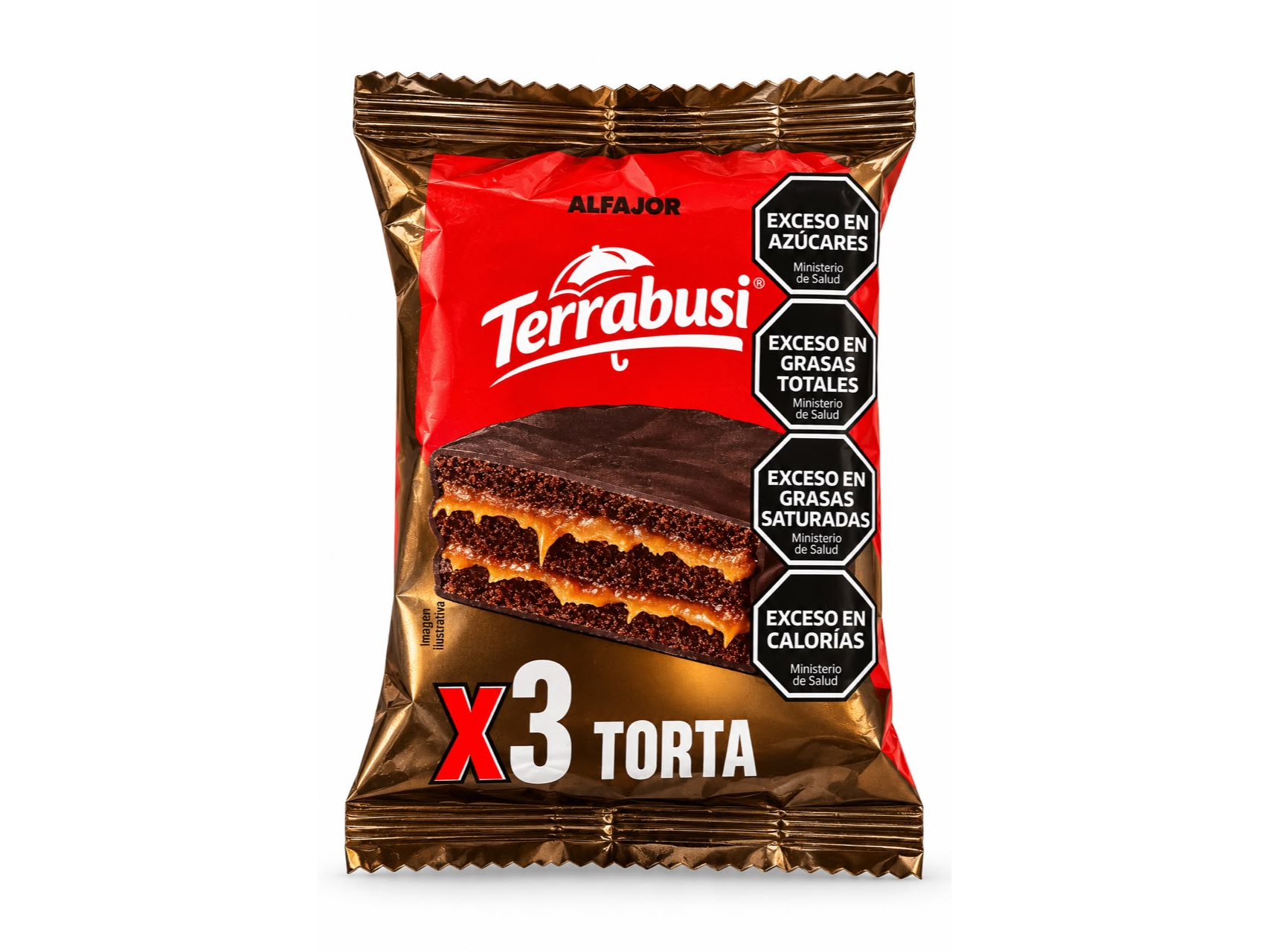 ALFAJOR TERRABUSI X3 TORTA
