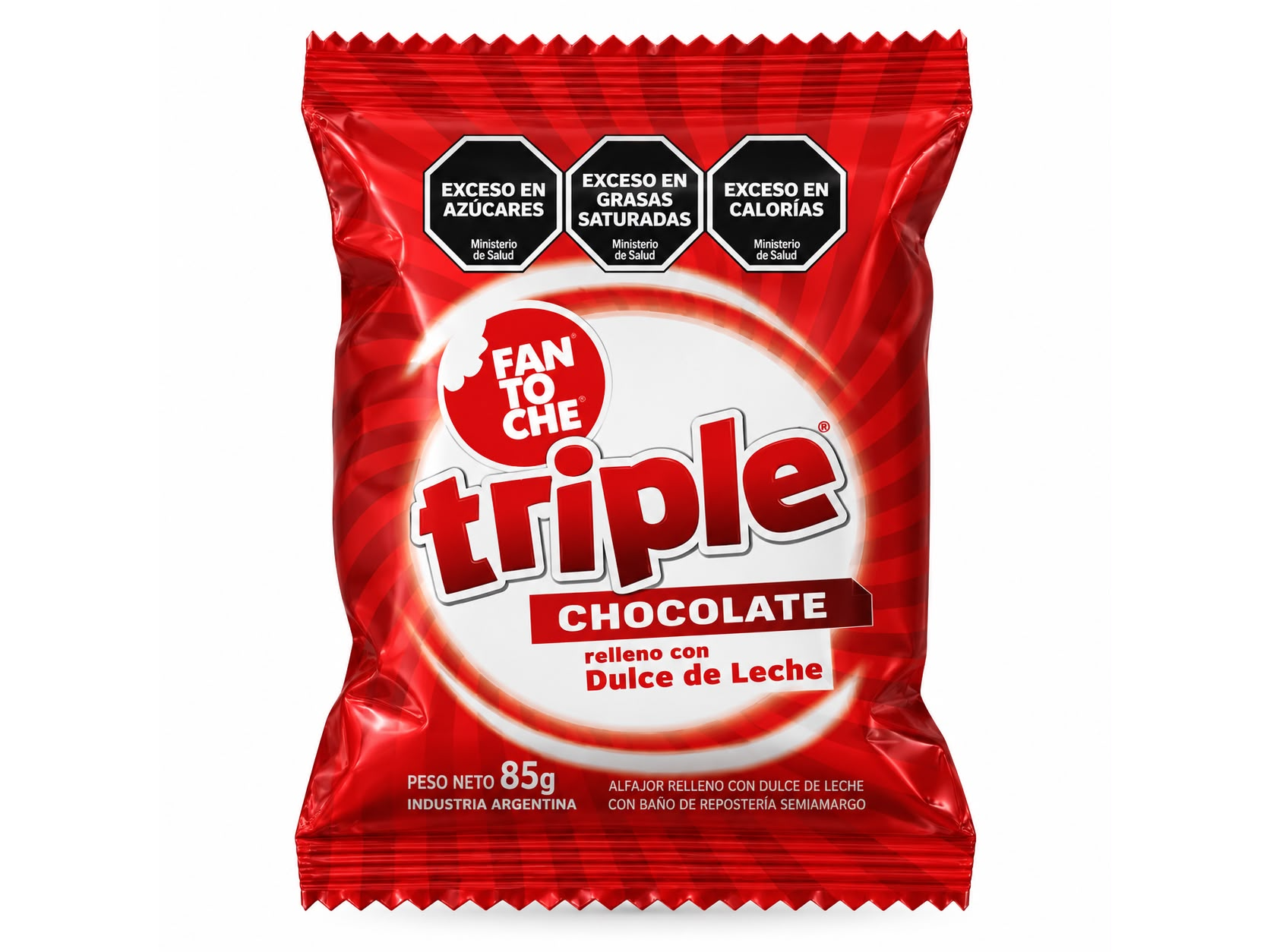 ALFAJOR FANTOCHE TRIPLE NEGRO