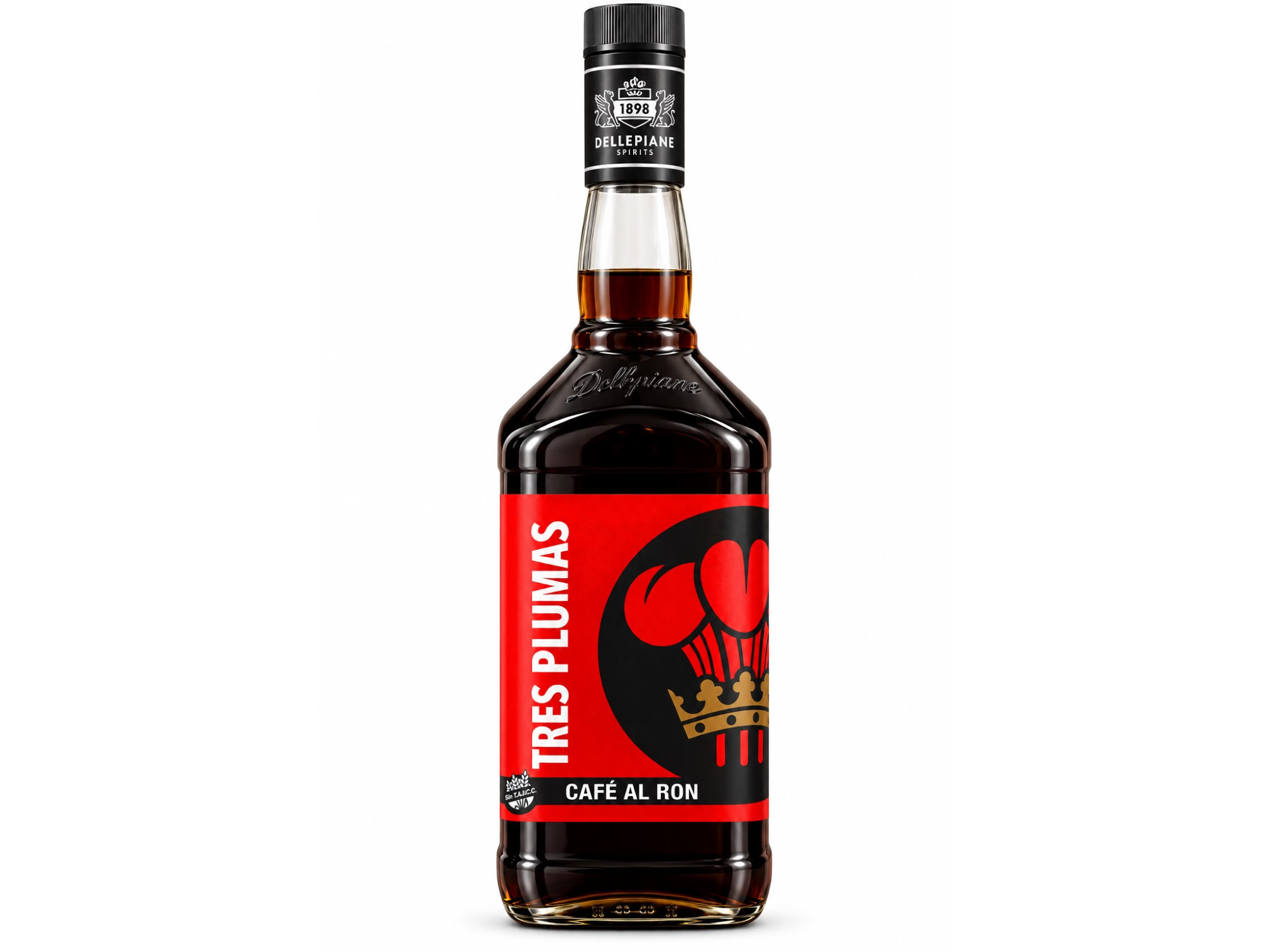 TRES PLUMAS CAFE AL RON