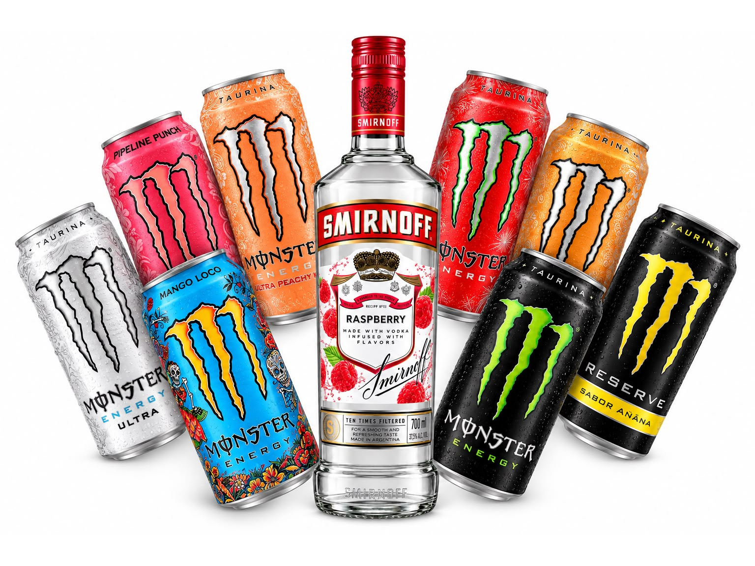 SMIRNOFF + 2 MONSTER