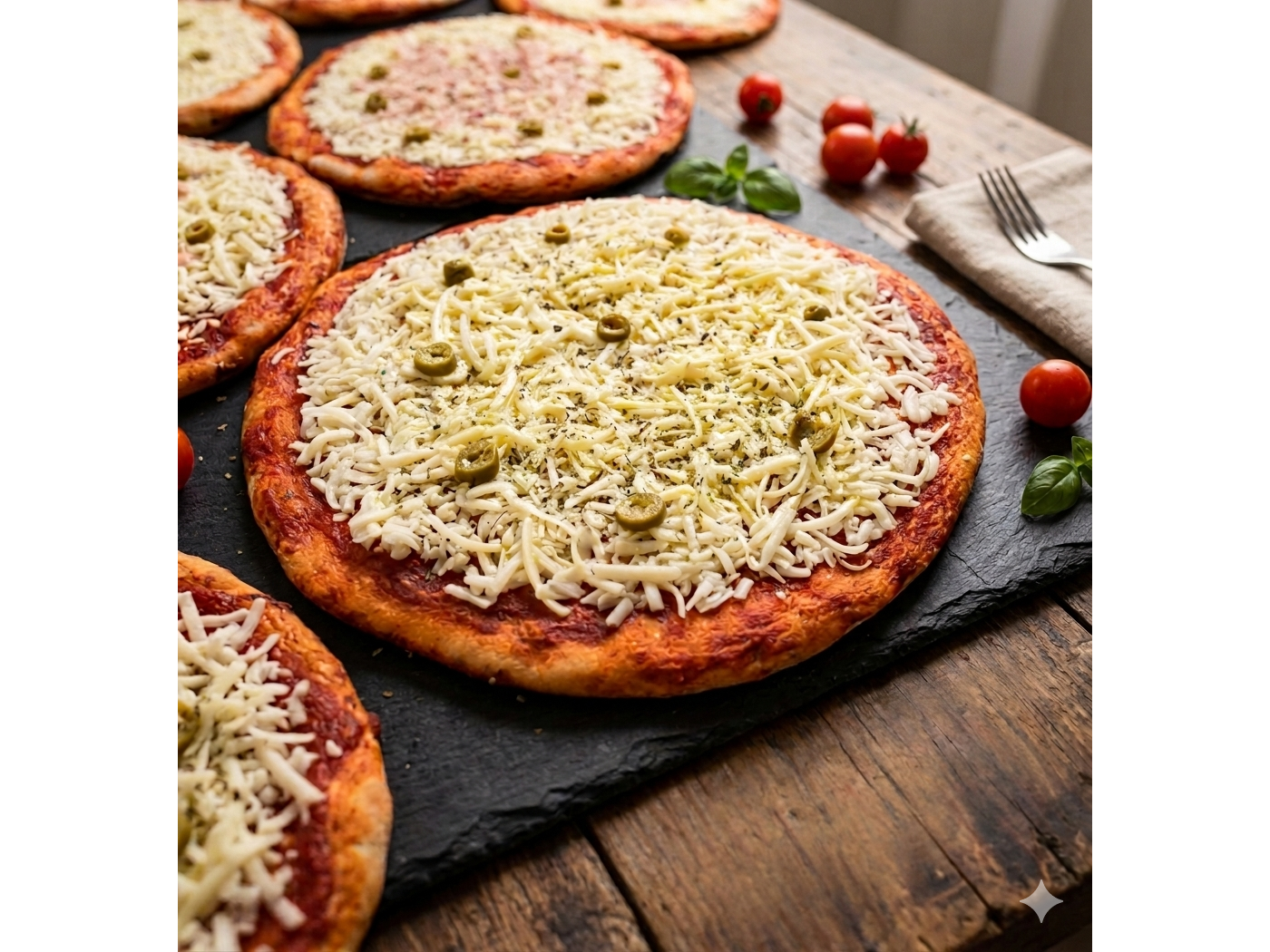 10 pizzas surtidas