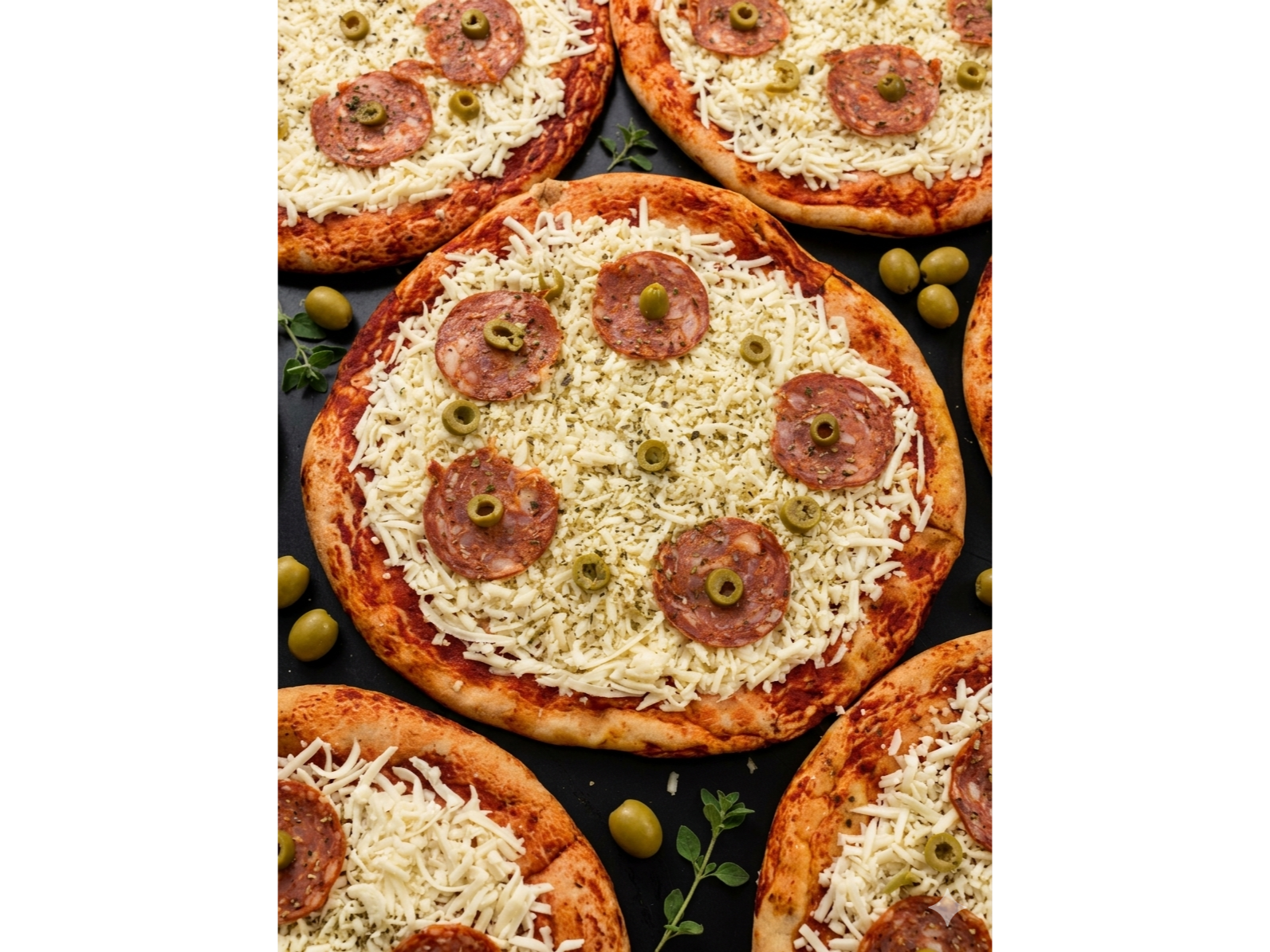 Pizza lista de cantimpalo