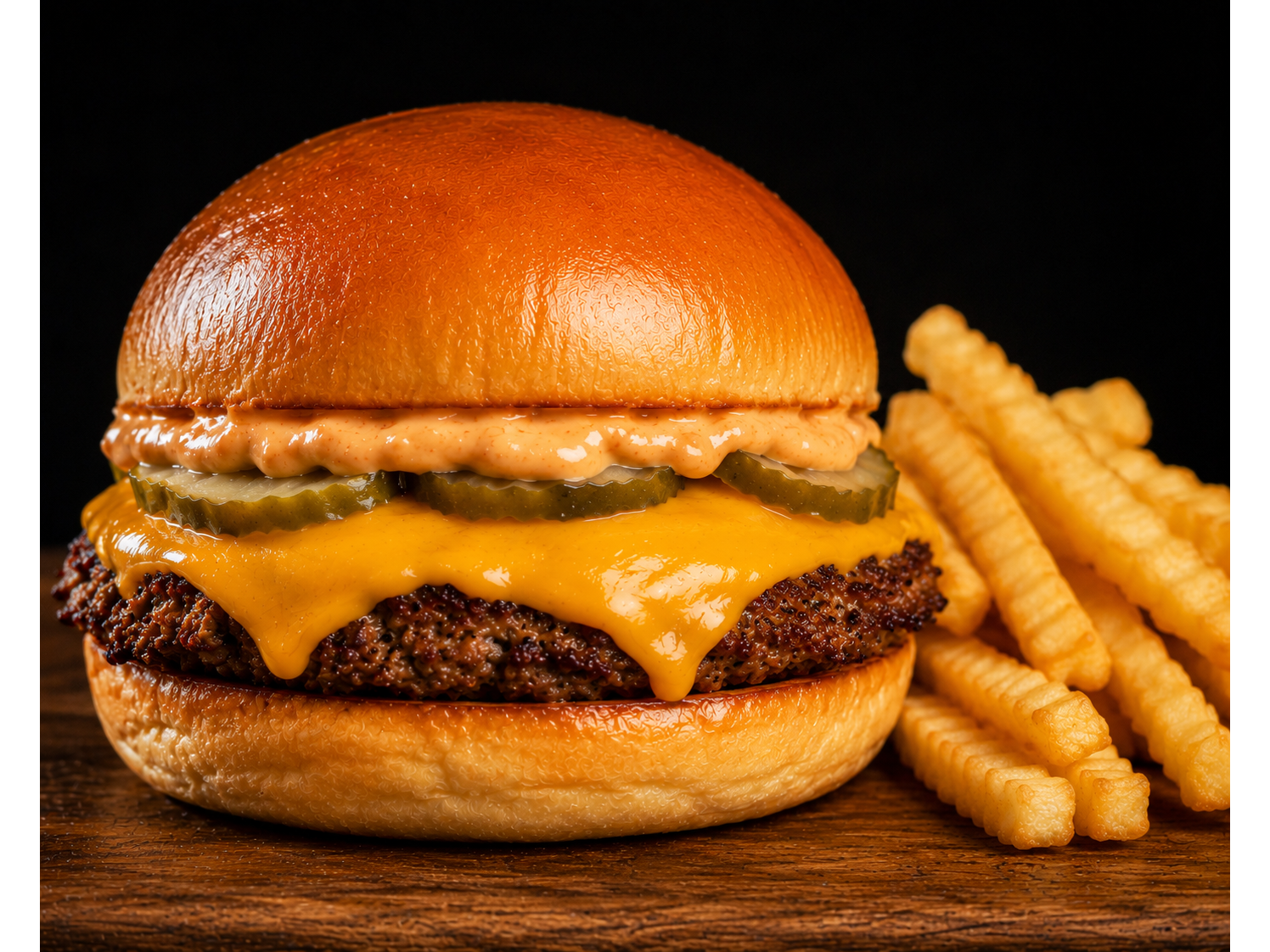 Cheeseburger Simple de Shark Burgers