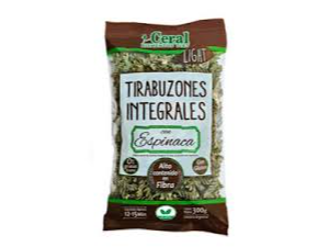 FIDEOS INTEGRALES DE  ESPINACA CERAL