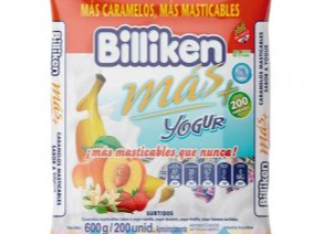 CARAMELOS MASTICABLES . BILLIKEN YOGURT X 600 G