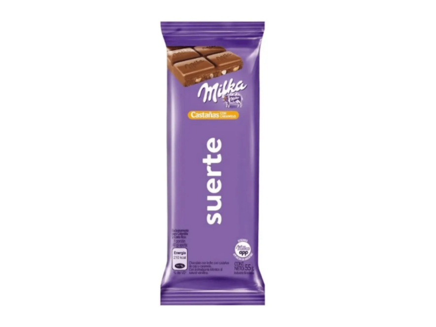 Chocolate Milka x 55 gr