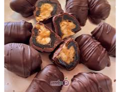 Datiles con chocolate