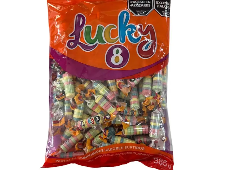 PASTILLITAS LUCKY 8 X 80 UNID.