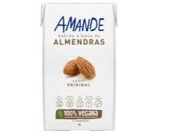 Leche de almendras AMANDE x 1L