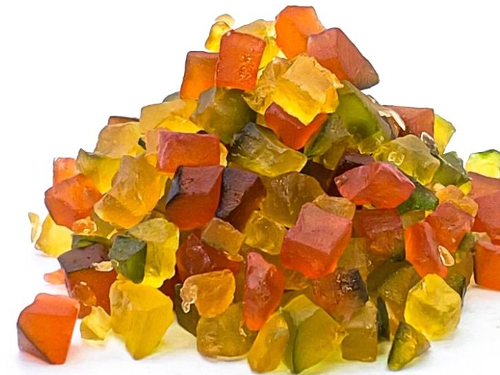 Fruta Abrillantada Escurrida