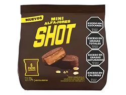 ALFAJORES MINI SHOT POR 6 UNIDADES
