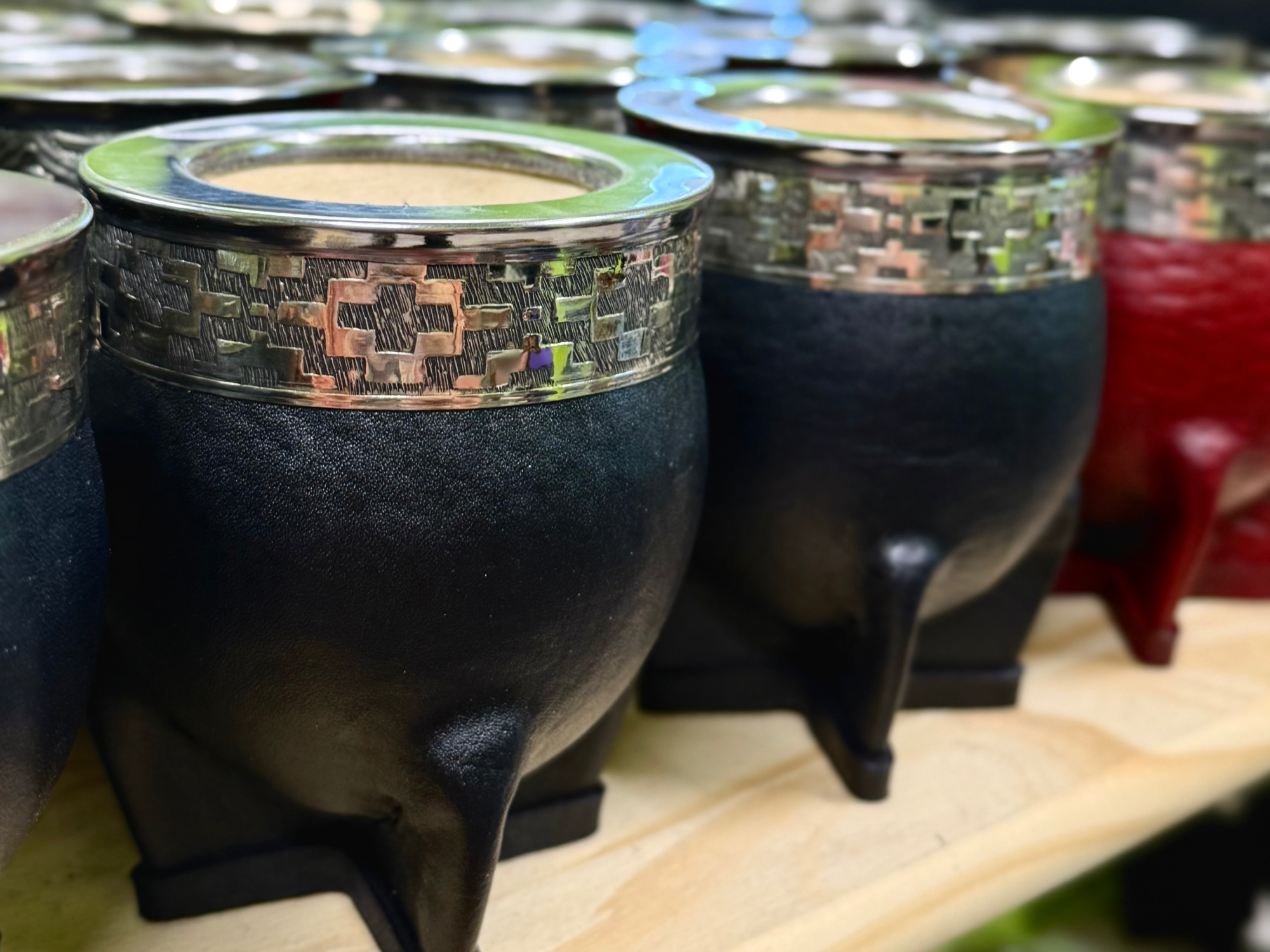 Imperiales liso virola acero y fleje de alpaca