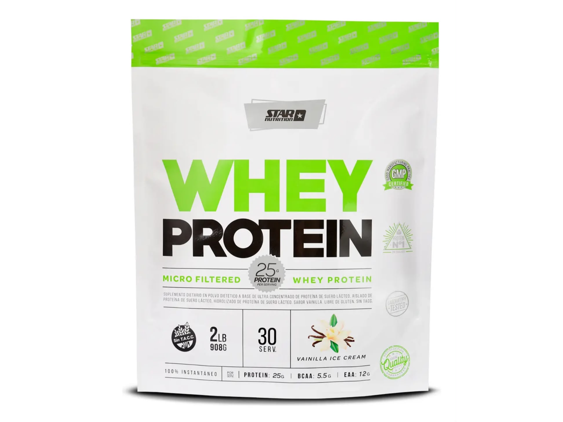 Proteina Star Nutrition 2lb Sabor Chocolate Doypack En Polvo