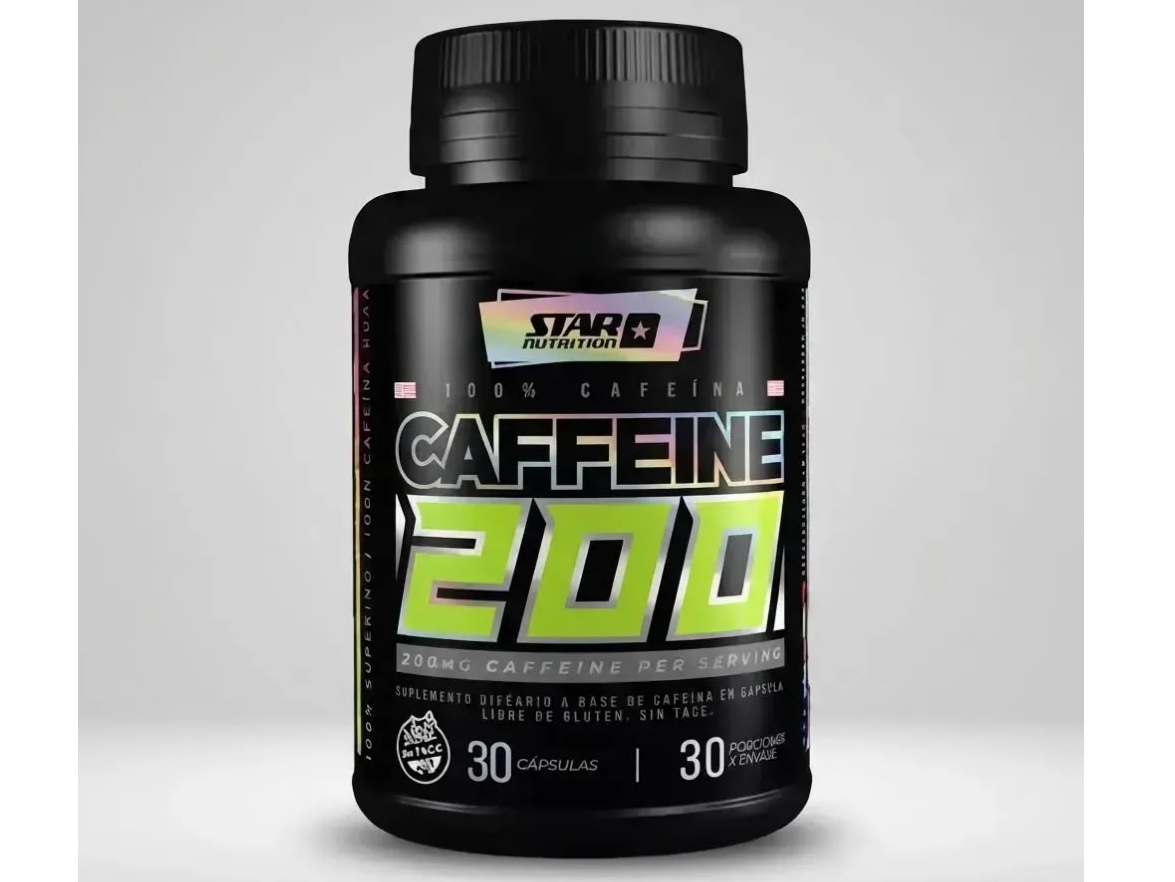 Cafeina 200MG x 30CAPS Star Nutrition