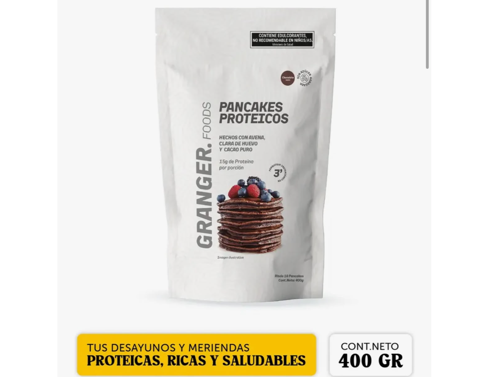 Pancake Granger sabor Chocolate de CAPRA MARKET
