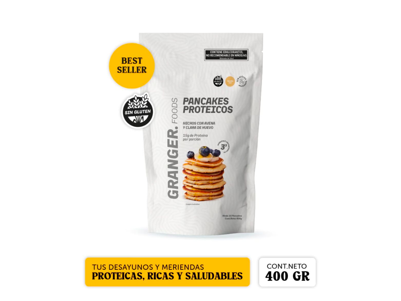 Pancake Granger Sabor Vainilla