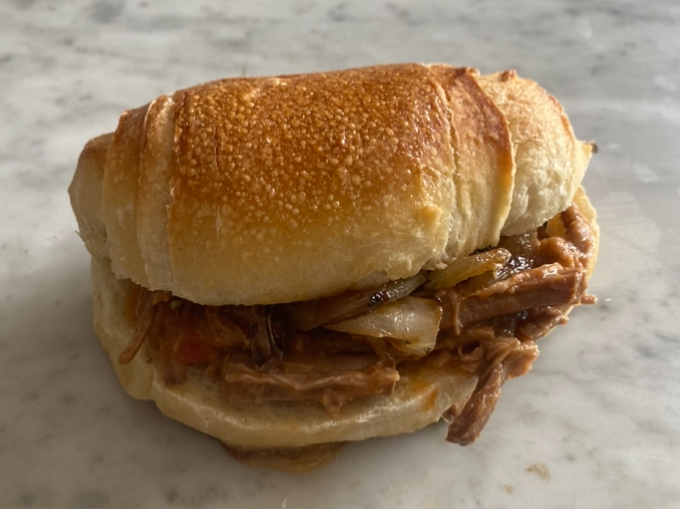 Mechada cebolla caramelizada