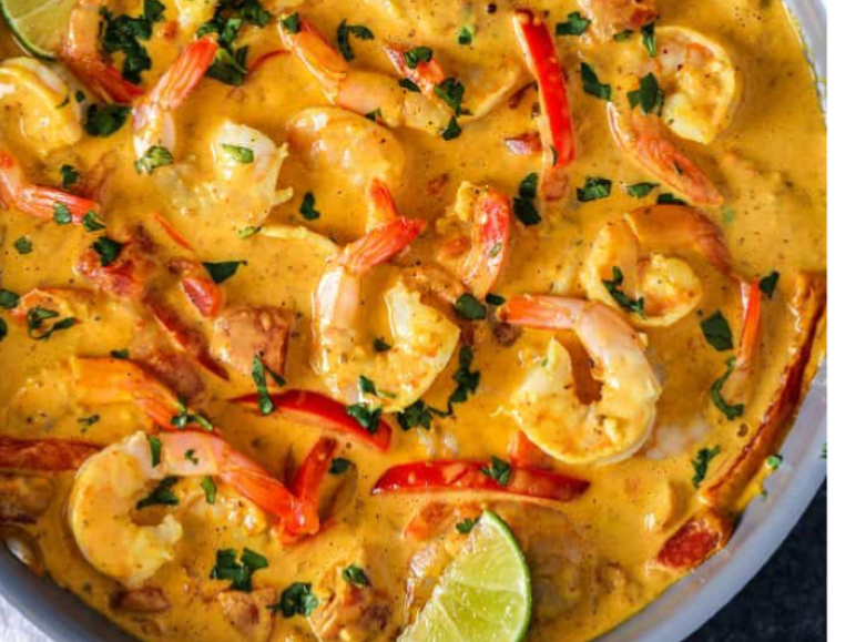 Curry de Camarones