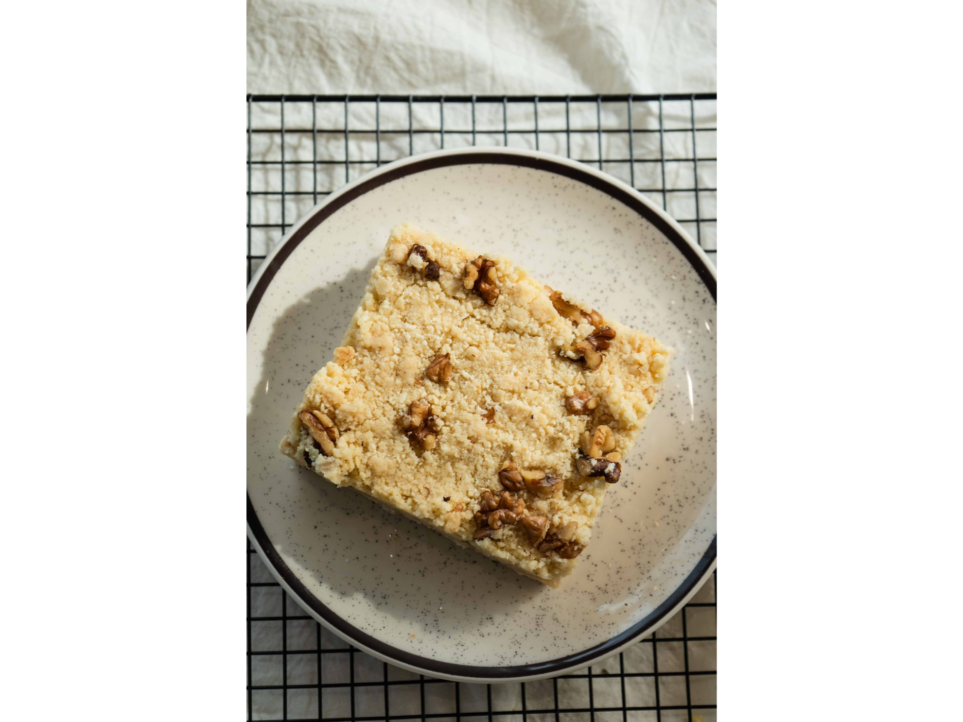 Cuadrado de manzana y crumble