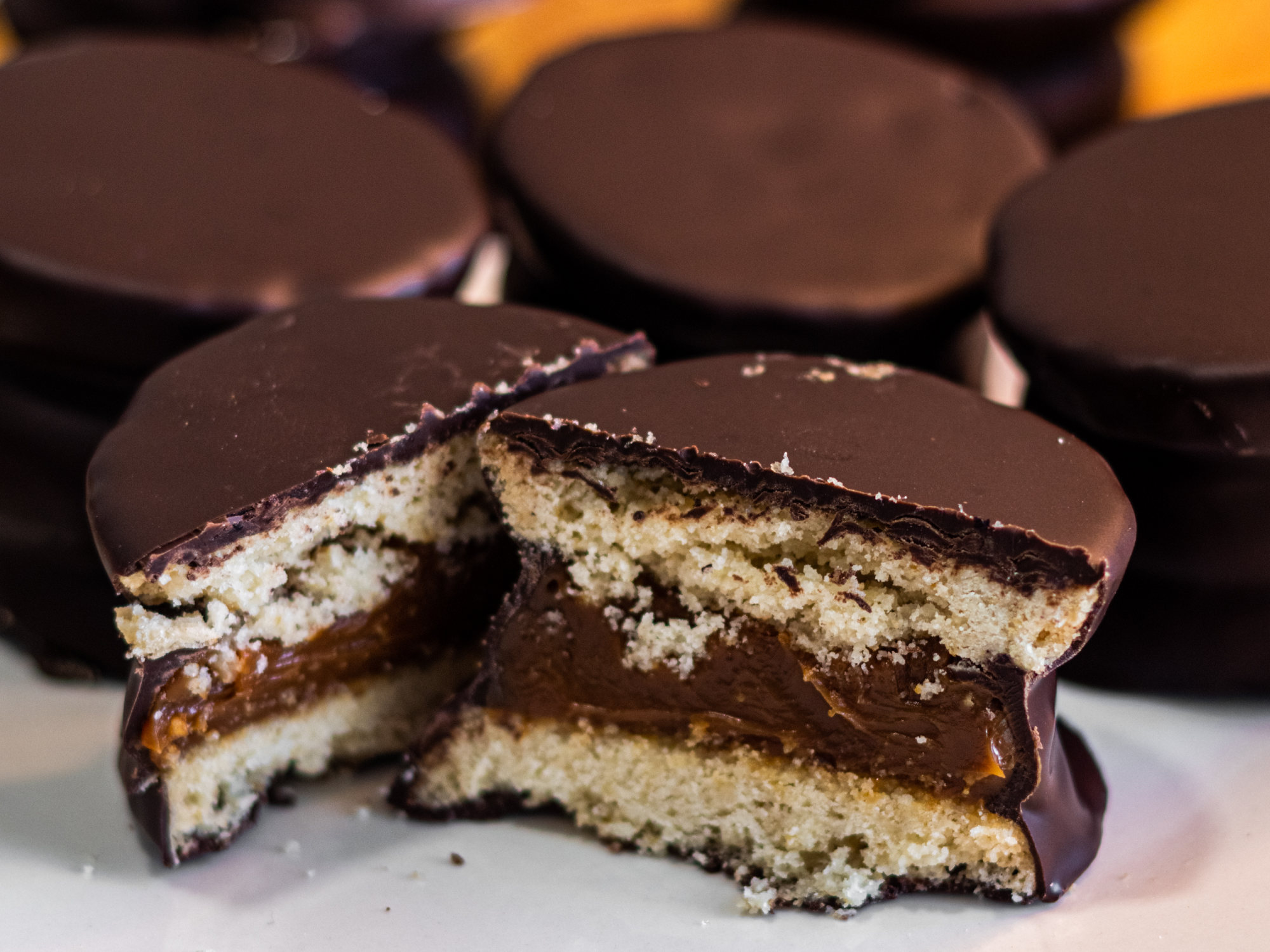 Negro con dulce de leche