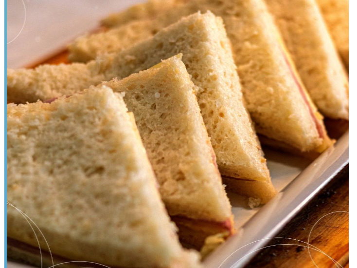 Sandwich de Miga jamón y queso de Dozen Sin Tacc