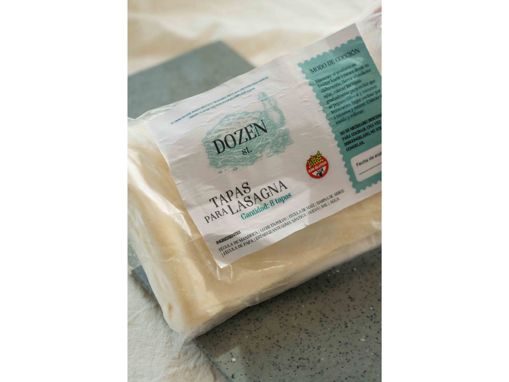 Láminas para lasagna