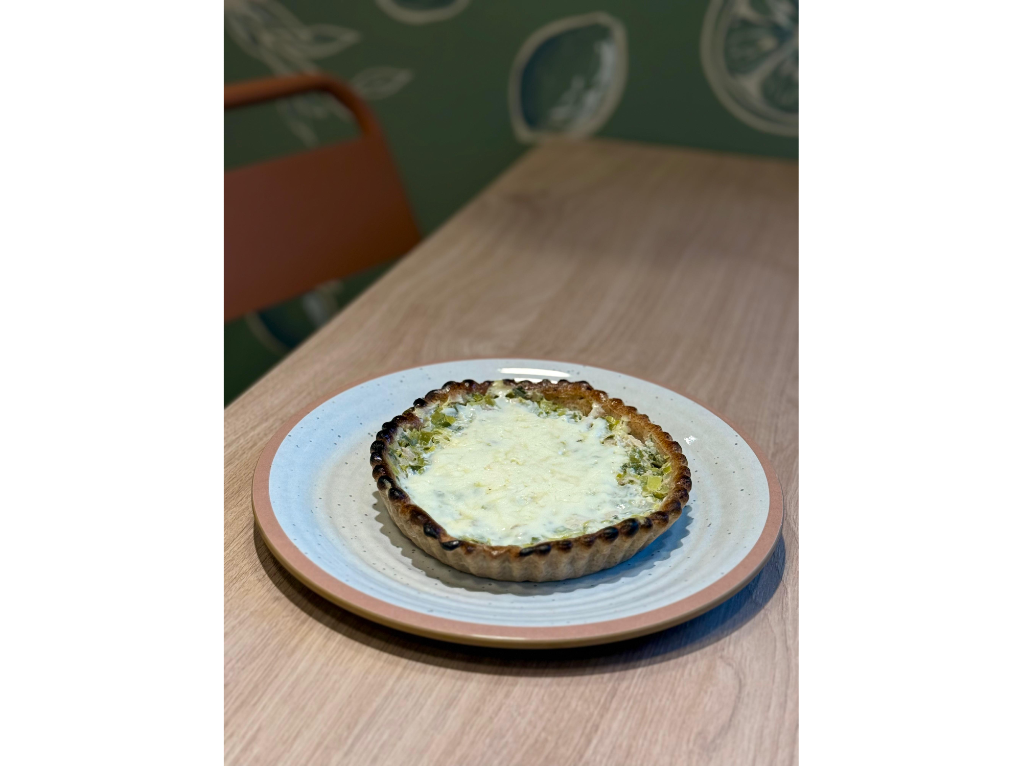 TARTA DE POLLO Y PUERRO