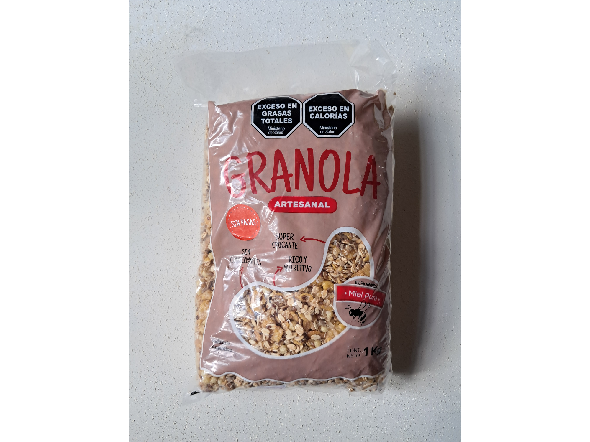 Granola sin pasas x kg