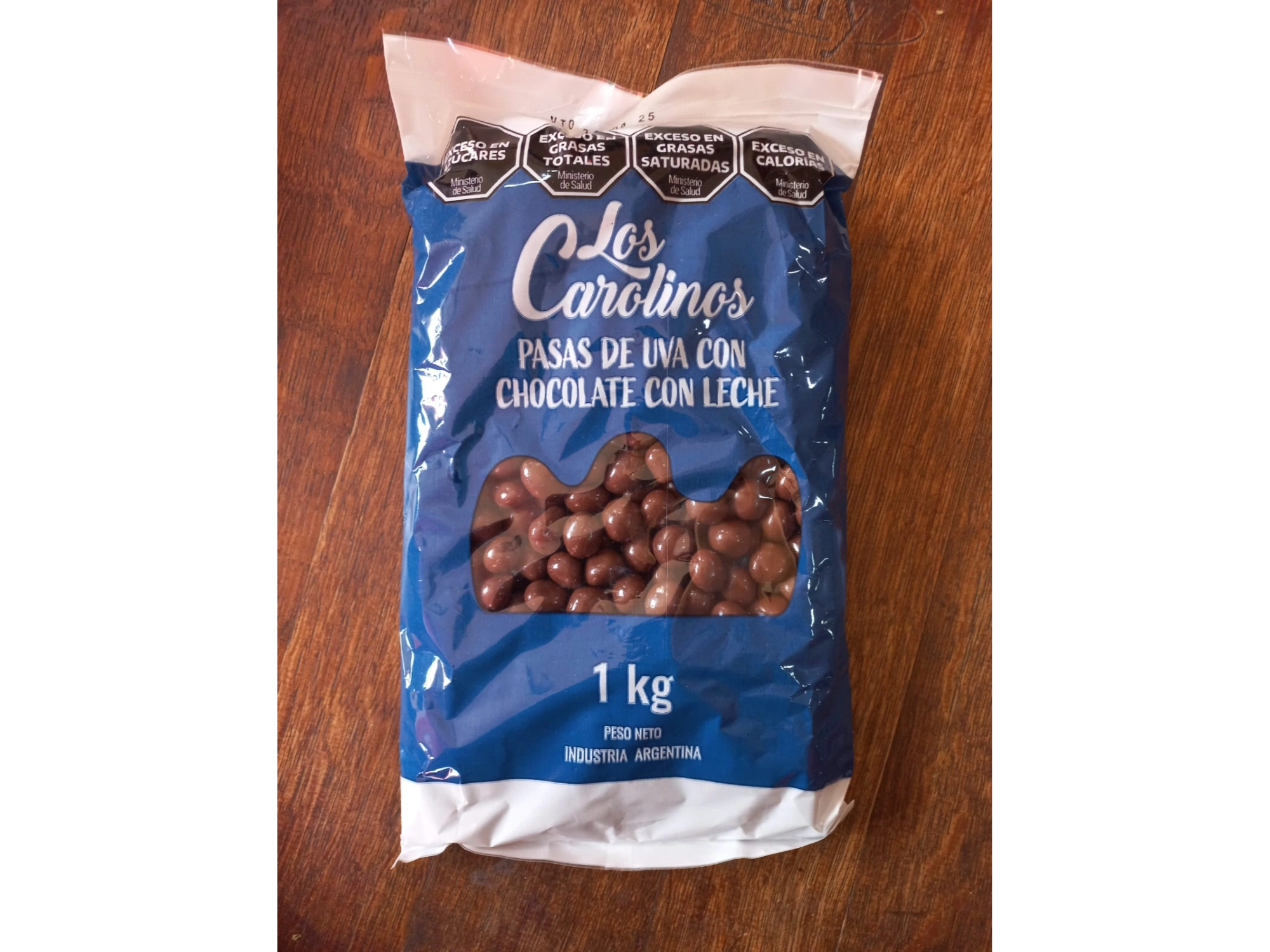Pasas de uva con chocolate x kg LOS CAROLINOS