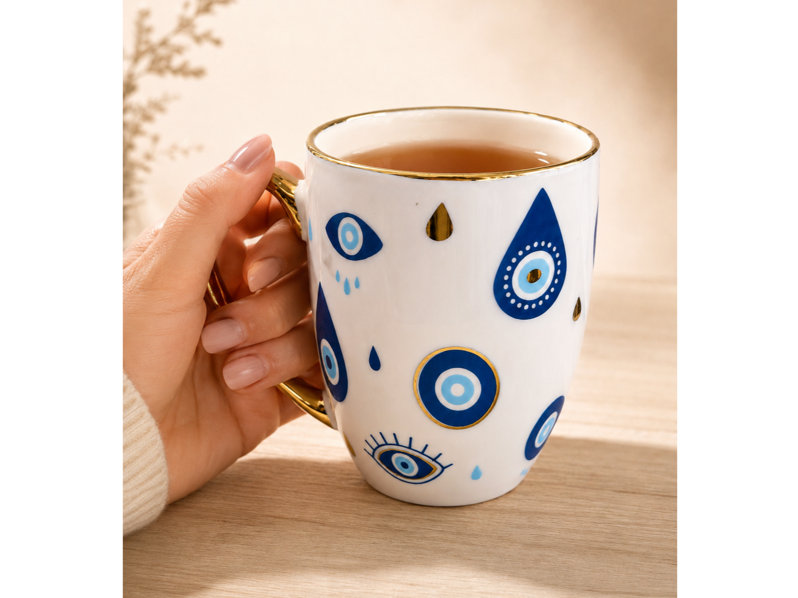TAZA CERÁMICA OJO TURCO