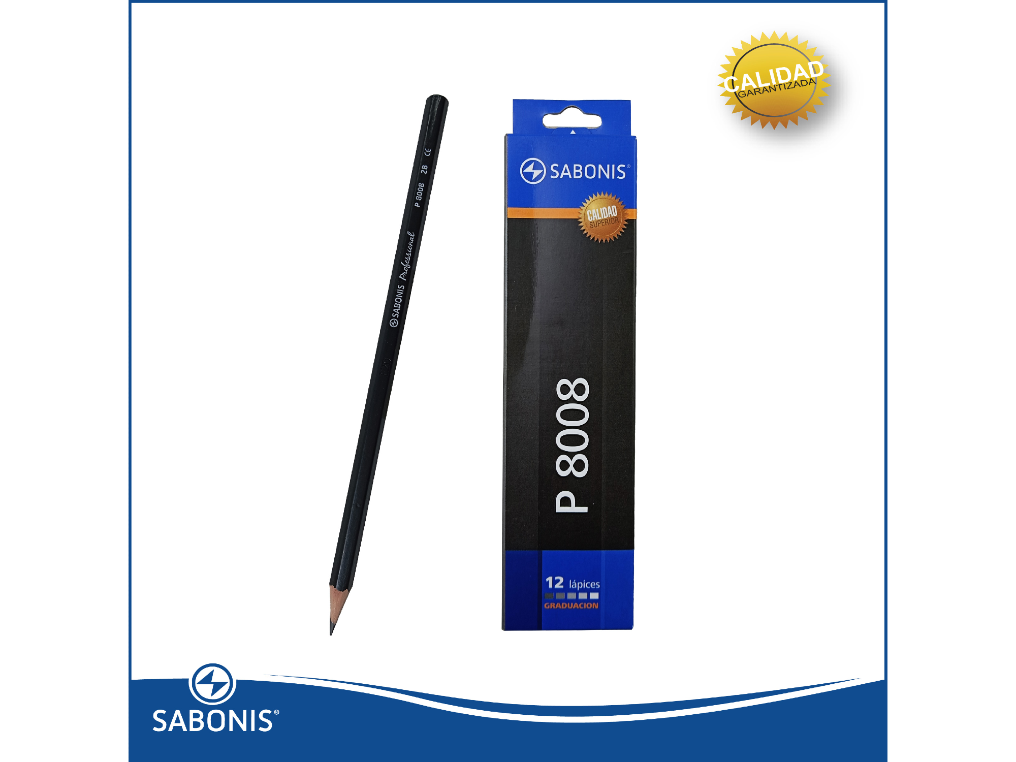 LAPIZ SABONIS 8008 GRADUACION SERIE "H"