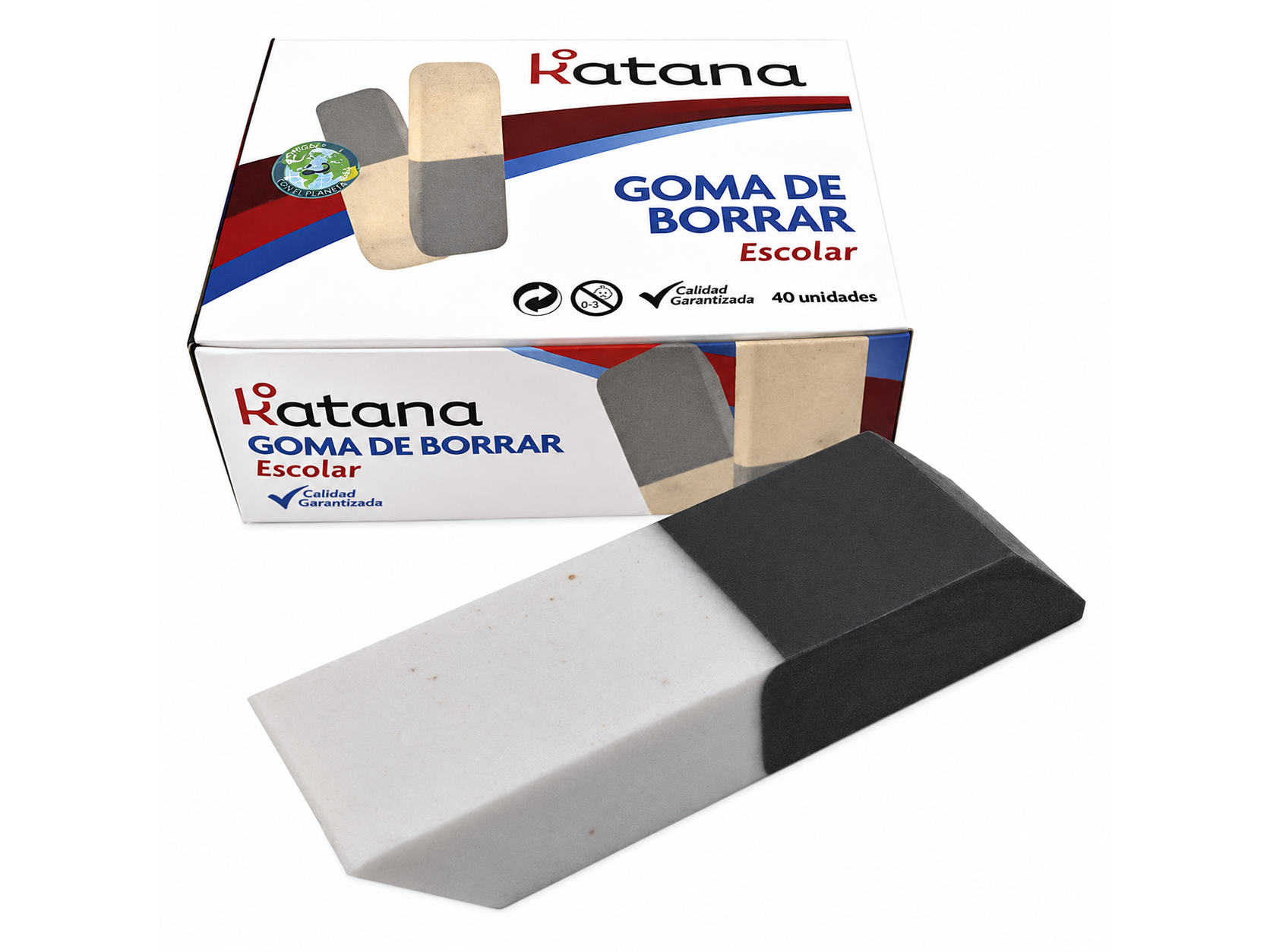 GOMA KATANA GRIS/BLANCA