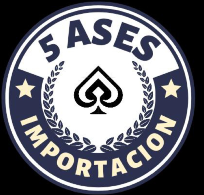 Logo de 5 ases importacion