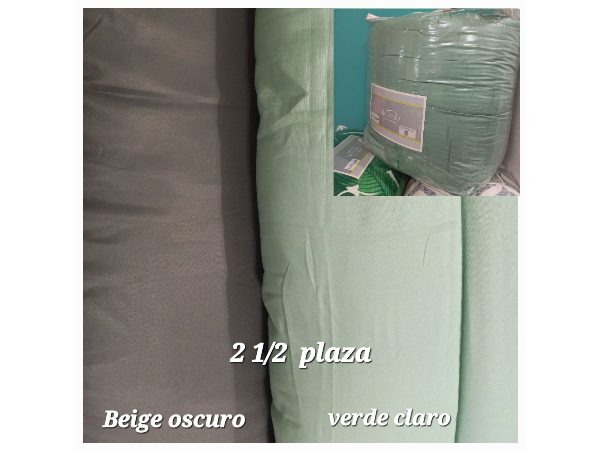 ●ACOLCHADO UNIVERSO 21/2 PLAZA de 5 ases importacion