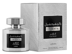 🔘 LATTAFA CONFIDENTIAL PLATINUM EDP 100ML MASC