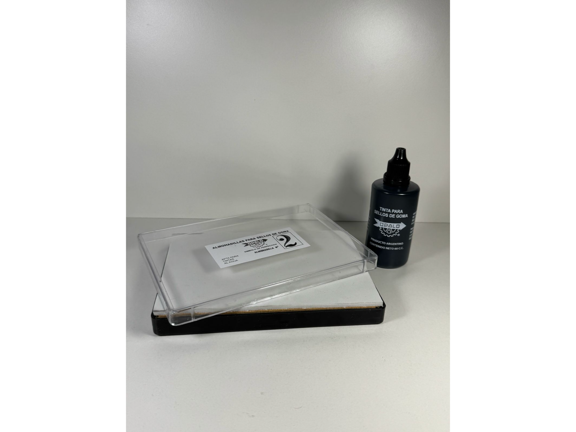 COMBO TINTA AL AGUA 60cc + ALMOHADILLA 10X15