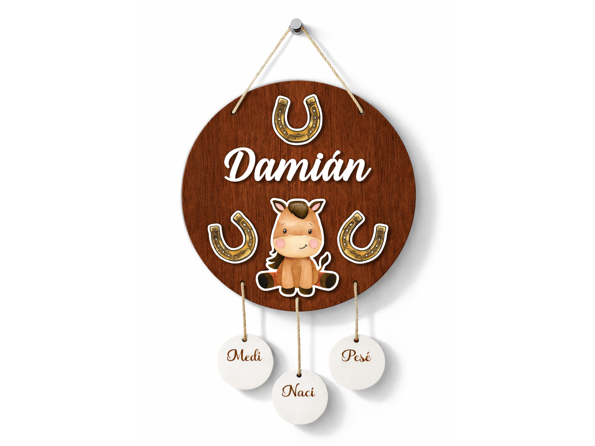 Cartel de nacimiento | Modelo caballito