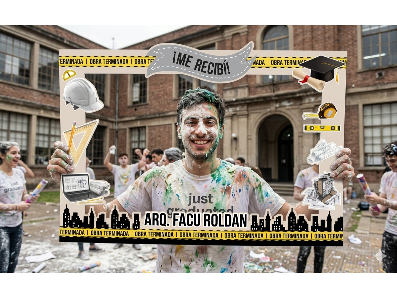 CUADRO DE SELFIE 60x90CM | MODELO ARQUITECTURA