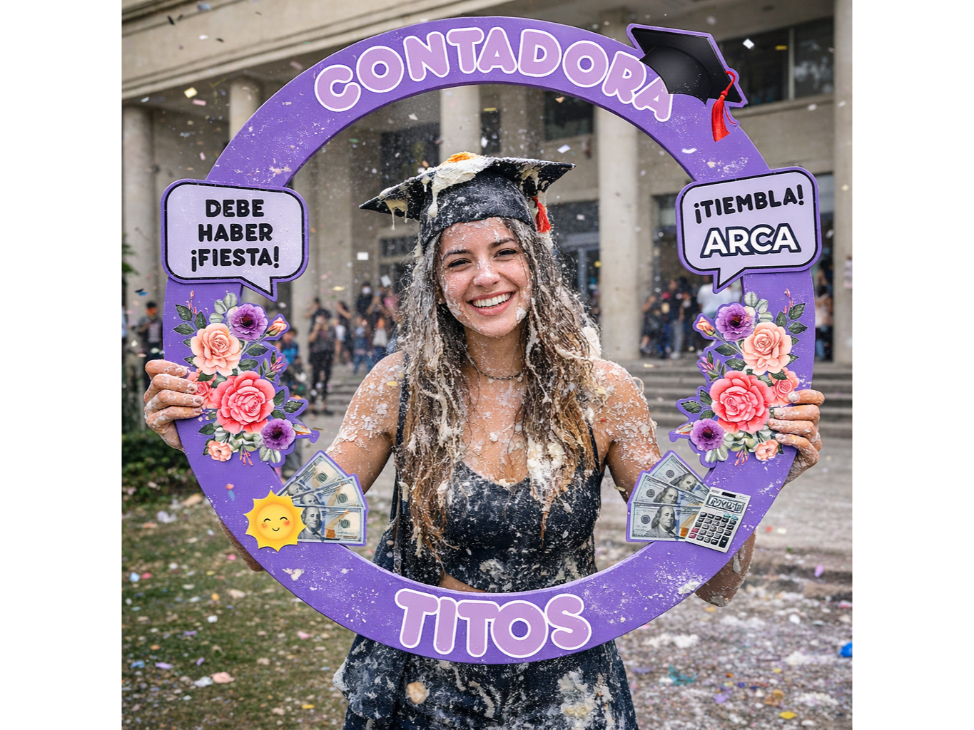 CUADRO DE SELFIE 90CM | MODELO CONTADOR