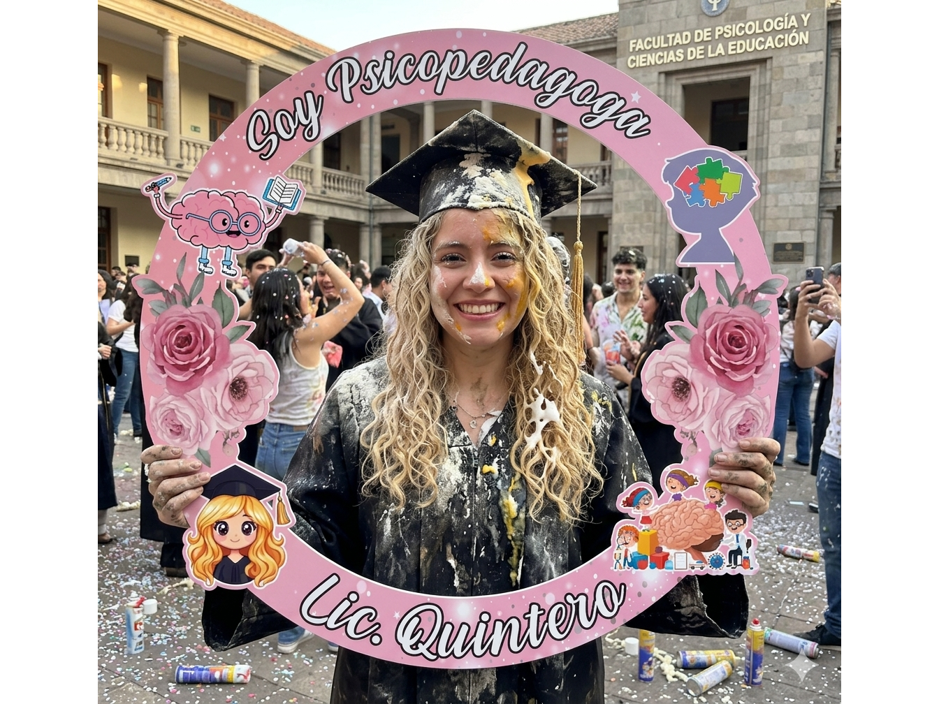 CUADRO DE SELFIE 90CM | MODELO PSICOPEDAGOGIA