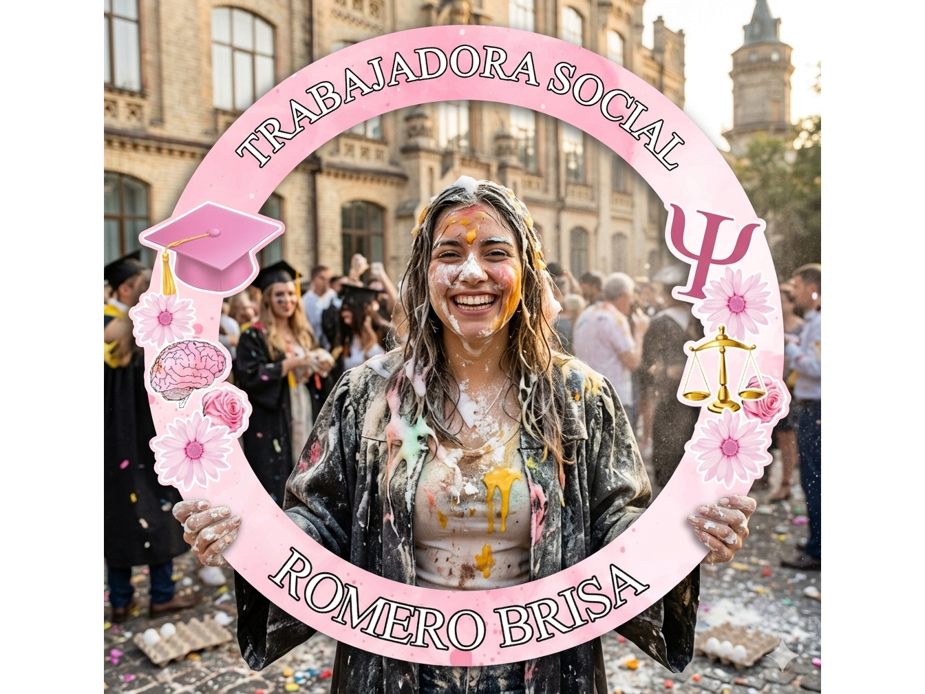 CUADRO DE SELFIE 90CM | MODELO TRABAJADOR SOCIAL