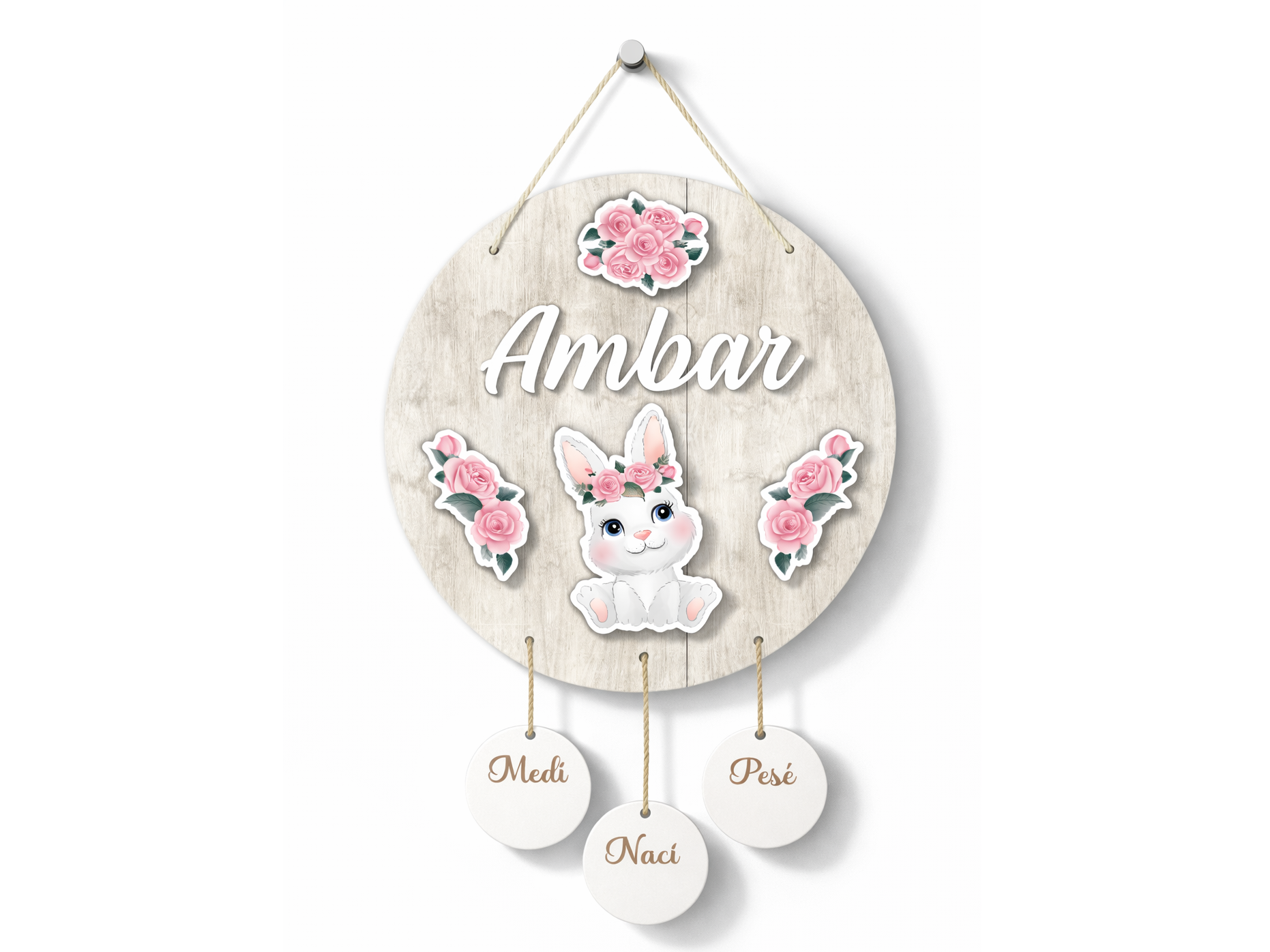 Cartel de nacimiento | Modelo conejita