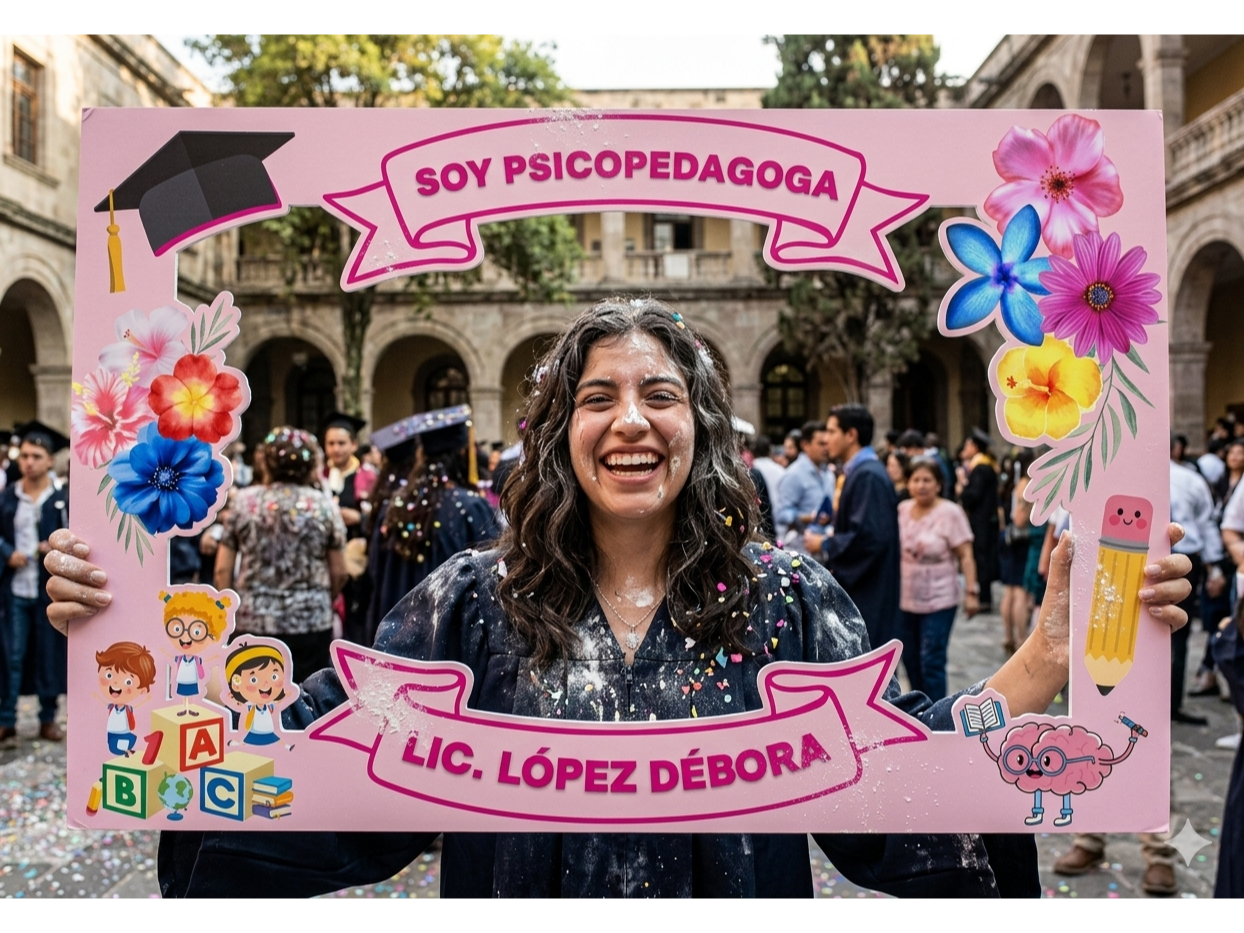 CUADRO DE SELFIE 60x90CM | MODELO PSICOPEDAGOGIA