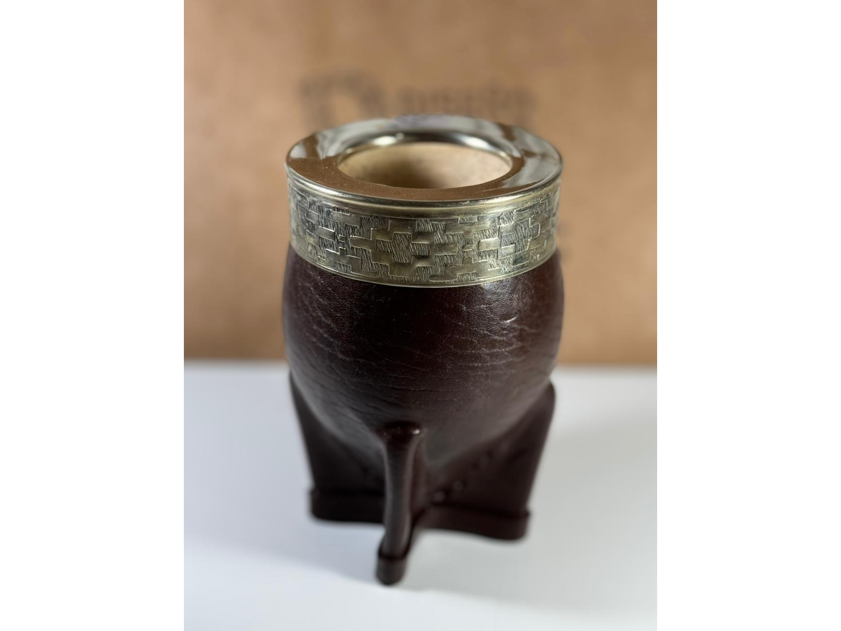 MATE IMPERIAL CALABAZA CON VIROLA DE ACERO