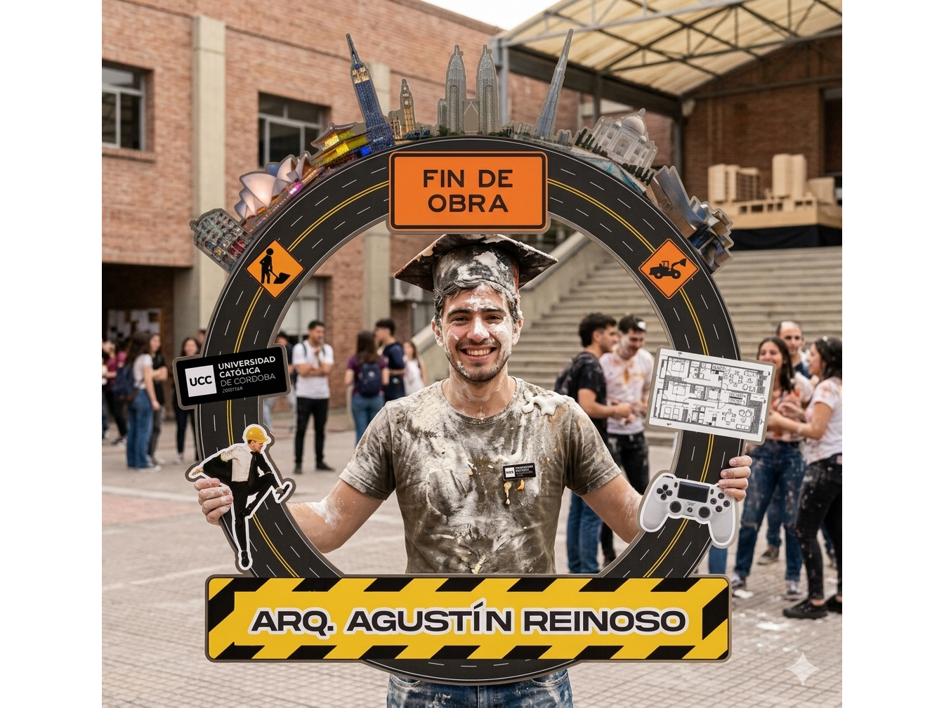 CUADRO DE SELFIE 90CM | MODELO ARQUITECTURA