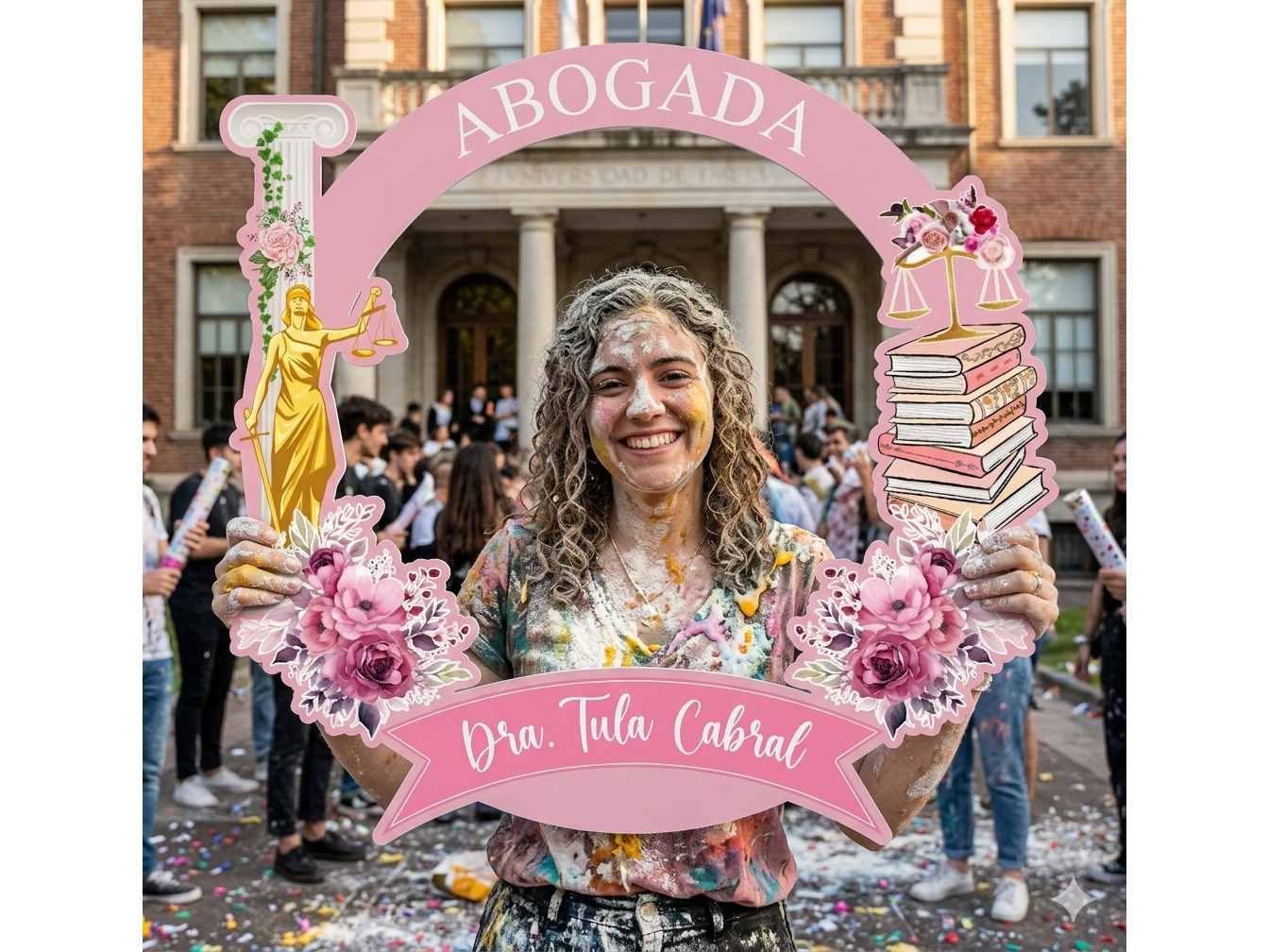 CUADRO DE SELFIE 90CM | MODELO ABOGACIA