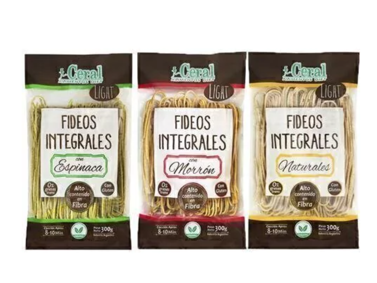 Fideos integrales CERAL