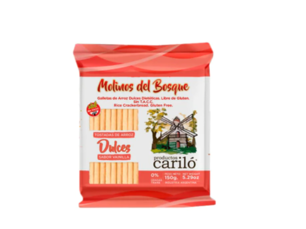 Tostadas de arroz MOLINOS DEL BOSQUE dulces